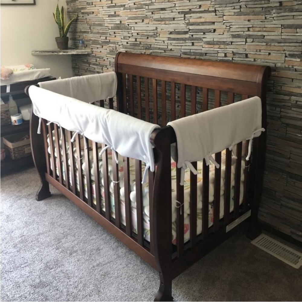 3 Crib Wrap Cover Crib Padded Baby Bed
